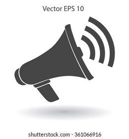 talk to the speaker vector icon