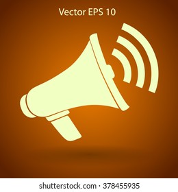 talk to the speaker vector icon