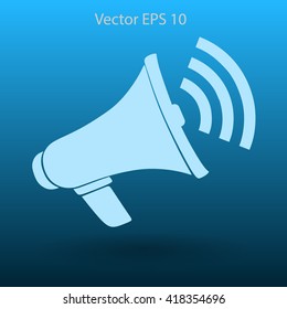 talk to the speaker vector icon