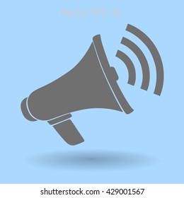 talk to the speaker vector icon