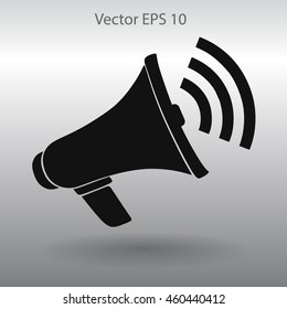 talk to the speaker vector icon