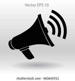 talk to the speaker vector icon