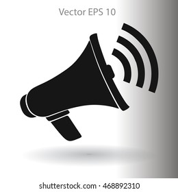 talk to the speaker vector icon