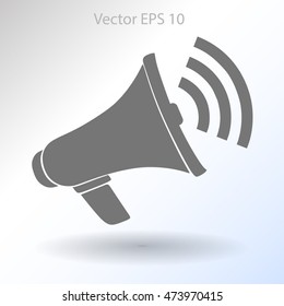 talk to the speaker vector icon