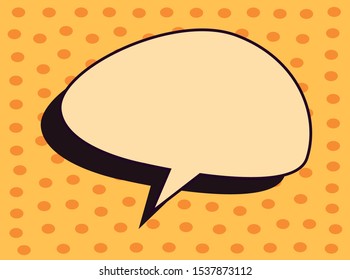 talk speech comic pop art background retro vector illustration