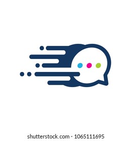 Talk Speed Logo Icon Design