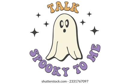 talk spooky to me Retro Design