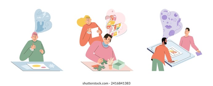 Ilustración vectorial de terapia de llamadas. Se reconoce la terapia de llamadas y la opción de tratamiento eficaz para diversas afecciones de salud mental La escucha activa es la habilidad básica empleada por los terapeutas