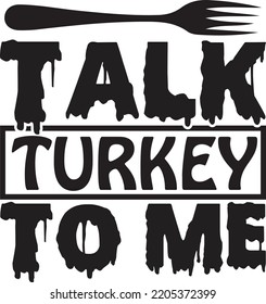 talk turkey to me vector file