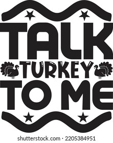 talk turkey to me vector file