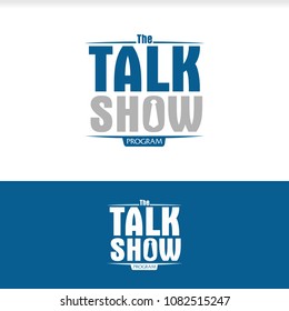 Talk TV Show Program Logo