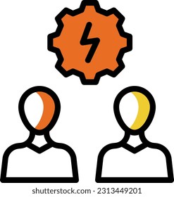 ilustración de talk Vector en un fondo transparente. Símbolos de calidad superior. Iconos vectoriales de color de línea para el concepto y el diseño gráfico.