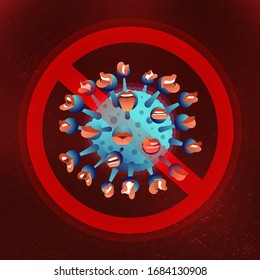 Talk Virus Alert: Vector design with a blurred effect, highlighting the critical issue of hoaxes and rumors spreading online. Ideal for graphics addressing the importance of digital literacy.