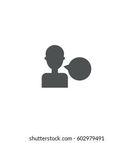 talker icon. sign design