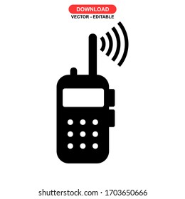 talkie icon or logo isolated sign symbol vector illustration - high quality black style vector icons
