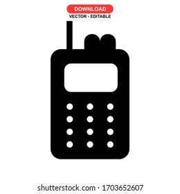 talkie icon or logo isolated sign symbol vector illustration - high quality black style vector icons
