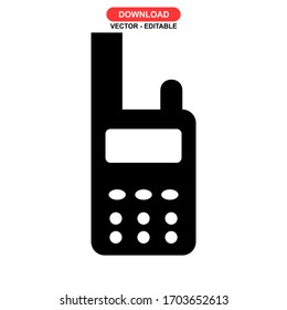 talkie icon or logo isolated sign symbol vector illustration - high quality black style vector icons

