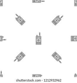 Talkie radio pattern seamless vector repeat geometric for any web design