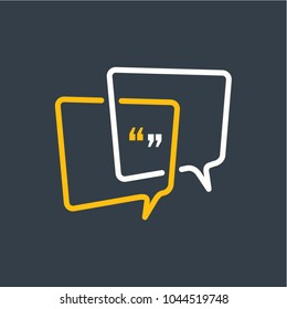 talking balloon vector drawing