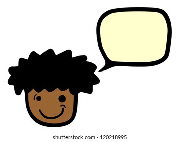 Talking black baby