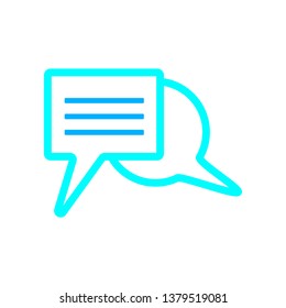 talking bubble icon,colorful talking bubble icon