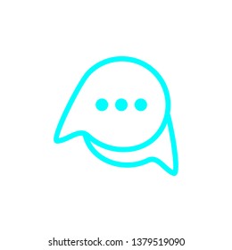 talking bubble icon,colorful talking bubble icon
