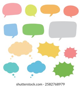 Talking bubble style of thinking sign symbol vector illustration. Web chatting box and comic dialogue design.