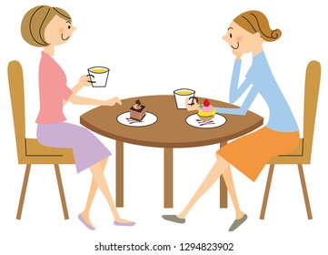 talking cafe woman