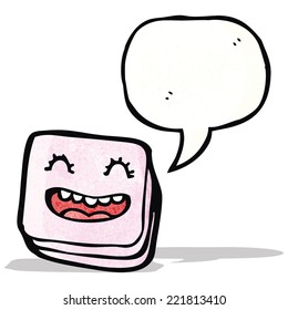 personaje de caricatura de caricatura de caramelos de habla