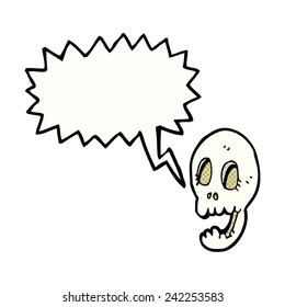 Cartoon Shouting Skull Stock Vector (Royalty Free) 122067157 | Shutterstock