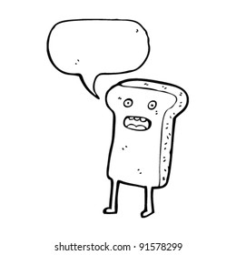 talking cartoon toast