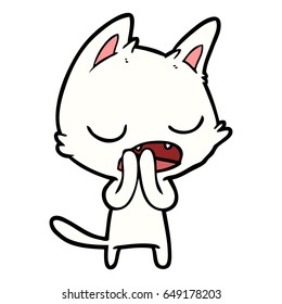 talking cat cartoon