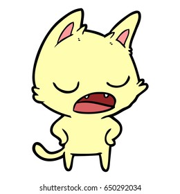 talking cat cartoon