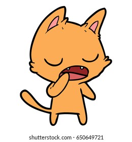 talking cat cartoon