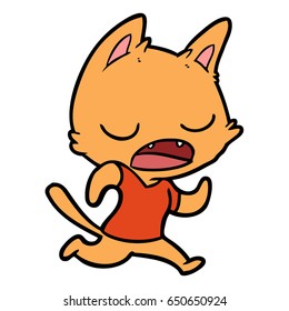 talking cat cartoon
