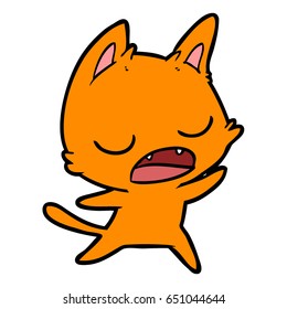 talking cat cartoon