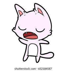 talking cat cartoon