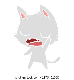 Cartoon im Stil einer sprechenden Katze
