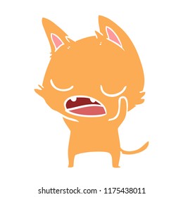 Cartoon im Stil einer sprechenden Katze