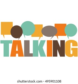 Talking concept