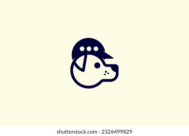 Logo de Talking Dog, logotipo de mascotas,