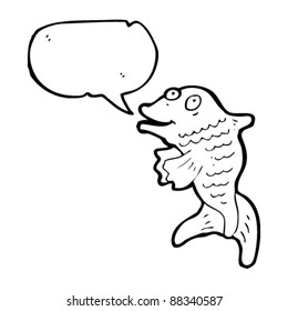 talking fish cartoon