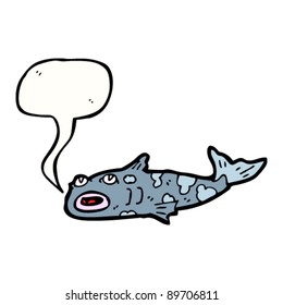 talking fish cartoon character