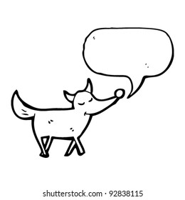 talking fox cartoon