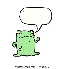 talking frog cartoon character
