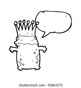 talking frog prince cartoon