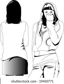 Talking girls