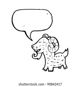 Ziegenkartoon