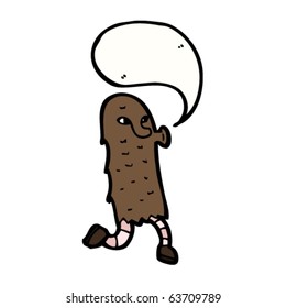 talking hairy monster cartoon