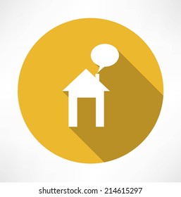 talking in the house icon
